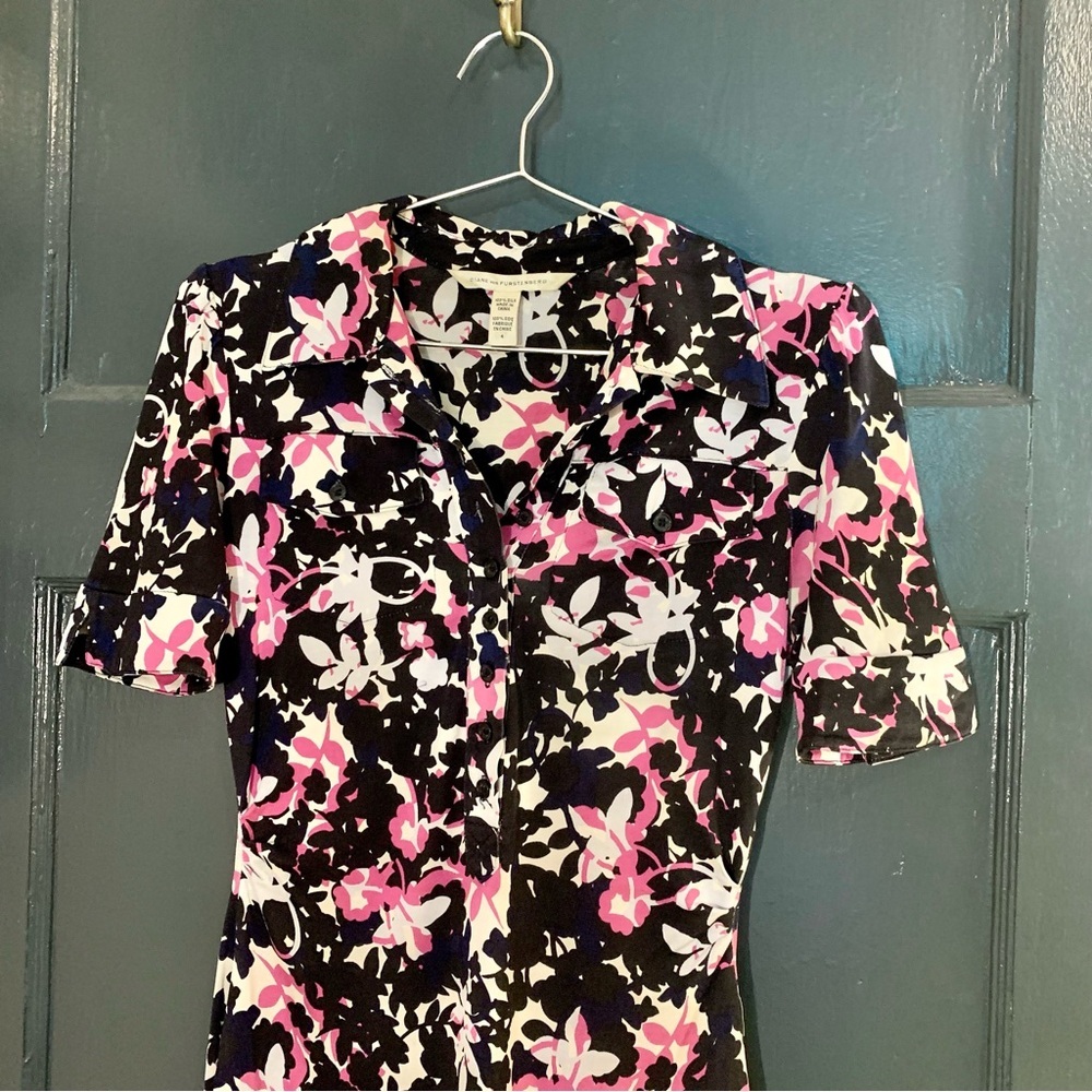 DVF silk knit dress